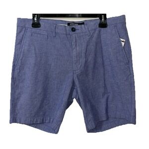 Nordstrom Slim Fit Mens Shorts 40 Blue Sporty Beach Lunch Preppy Boating Cruise